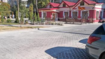 ресторан тост паркінг автомобілів, зона відпочинку тост